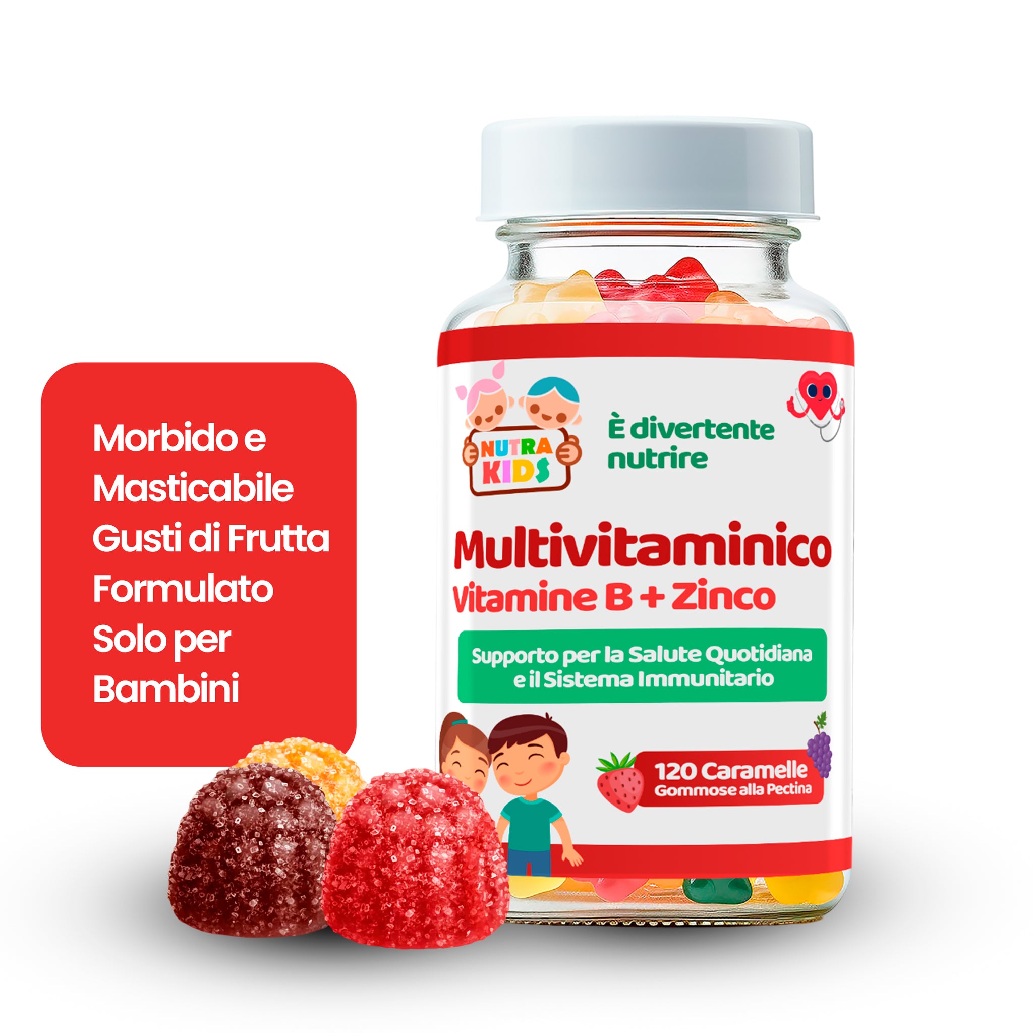 Combo 6 mesi multivitaminico gummy kids