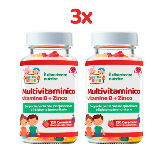 Combo 6 mesi multivitaminico gummy kids